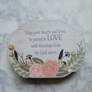 Wedding Plaque Gift Decor Religious